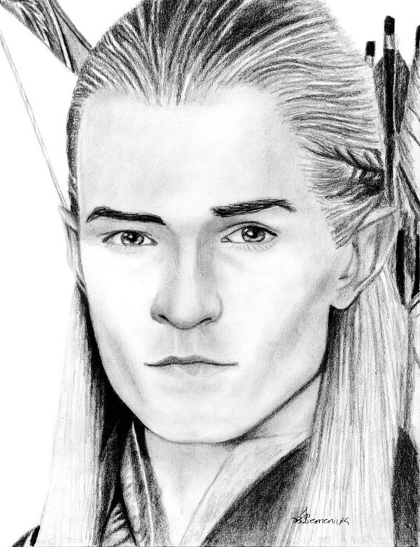 600x781 Legolas Greenleaf Poster - Legolas Drawing