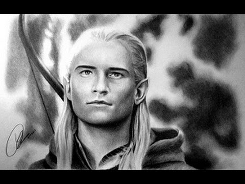 480x360 Legolas Speed Drawing Orlando Bloom The Hobbit - Legolas Drawing