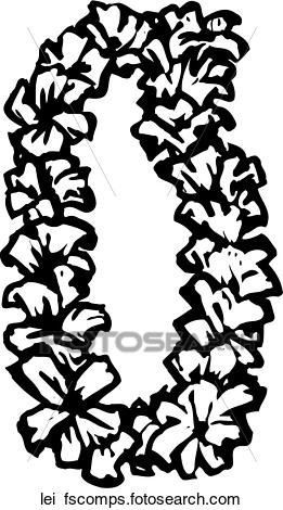 261x470 Lei Clipart - Lei Drawing