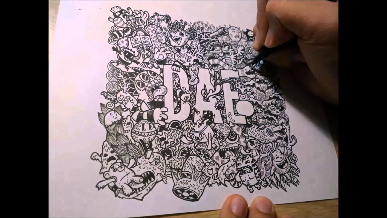 1280x720 Doodle Timelapse - Lei Drawing