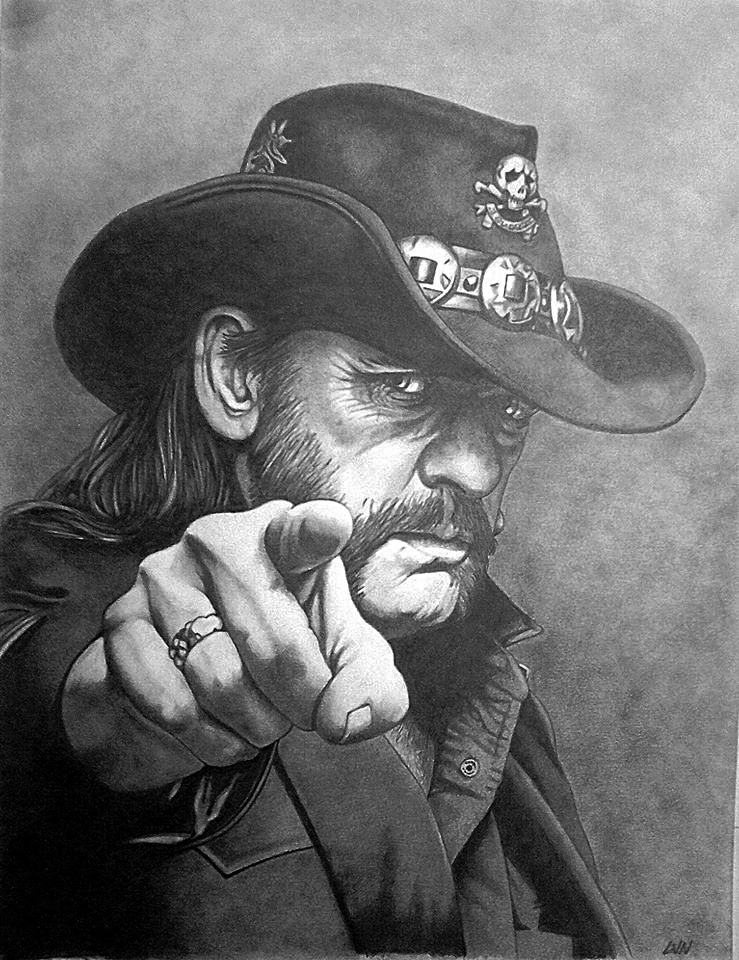 739x960 Lemmy Kilmister, Pencil Drawing On Size Paper Portraits - Lemmy Drawing