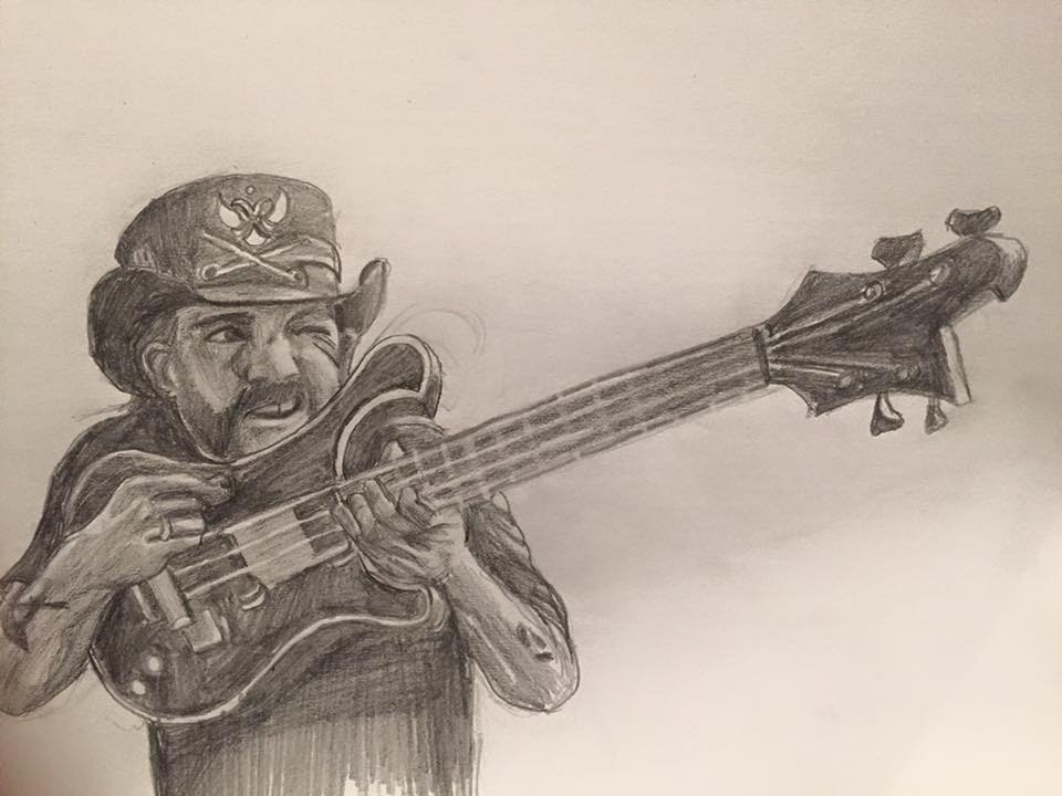 960x720 Special Drawing Of Lemmy Kilmister - Lemmy Drawing
