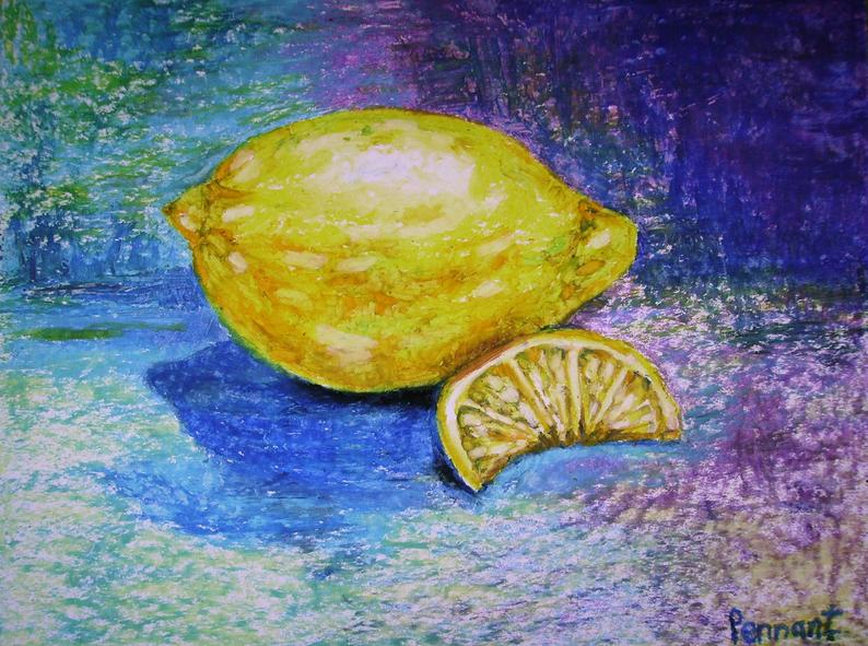 794x591 Lemon Drawing Fruit Drawing Fruit Art Kitchen Art Small Etsy - Lemon Drawing