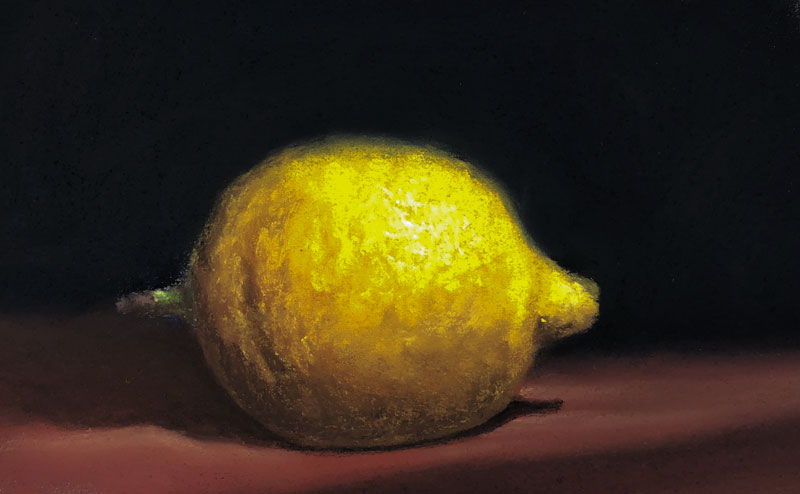 800x494 How To Draw A Lemon With Pastels - Lemon Drawing