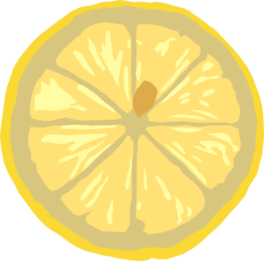 298x294 Lemon Slice Clip Art - Lemon Slice Drawing