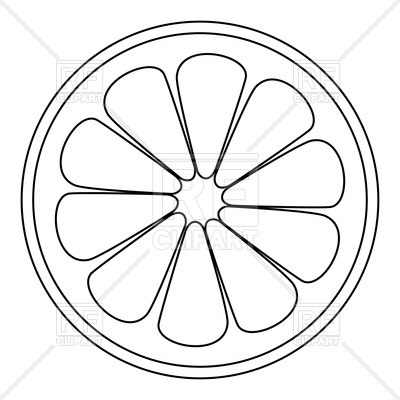 400x400 Lemon Slice - Lemon Slice Drawing