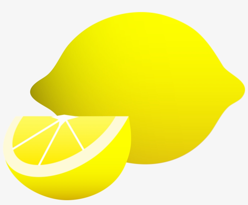 820x678 citrus lemon clipart - Lemon Wedge Drawing
