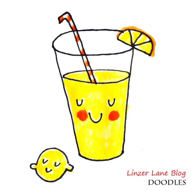 640x640 How To Draw A Cute Lemonade In Steps Linzer Lane Blog - Lemonade Drawing