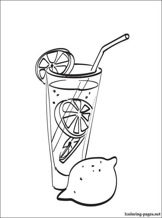560x750 Lemonade Sketch Drawing Skill - Lemonade Drawing