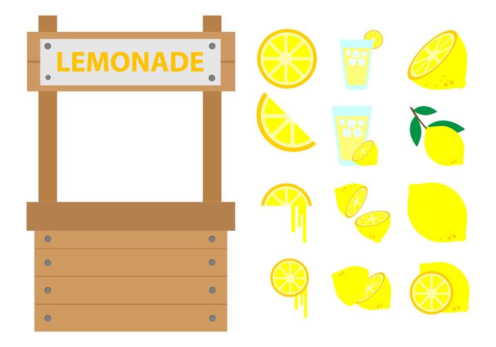 700x490 Free Lemonade Stand Vector - Lemonade Stand Drawing