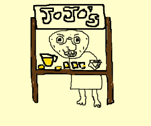 300x250 Jojo's Bizarre Lemonade Stand Drawing - Lemonade Stand Drawing