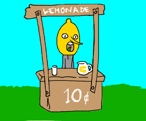 300x250 Lemonade Stand Drawing - Lemonade Stand Drawing