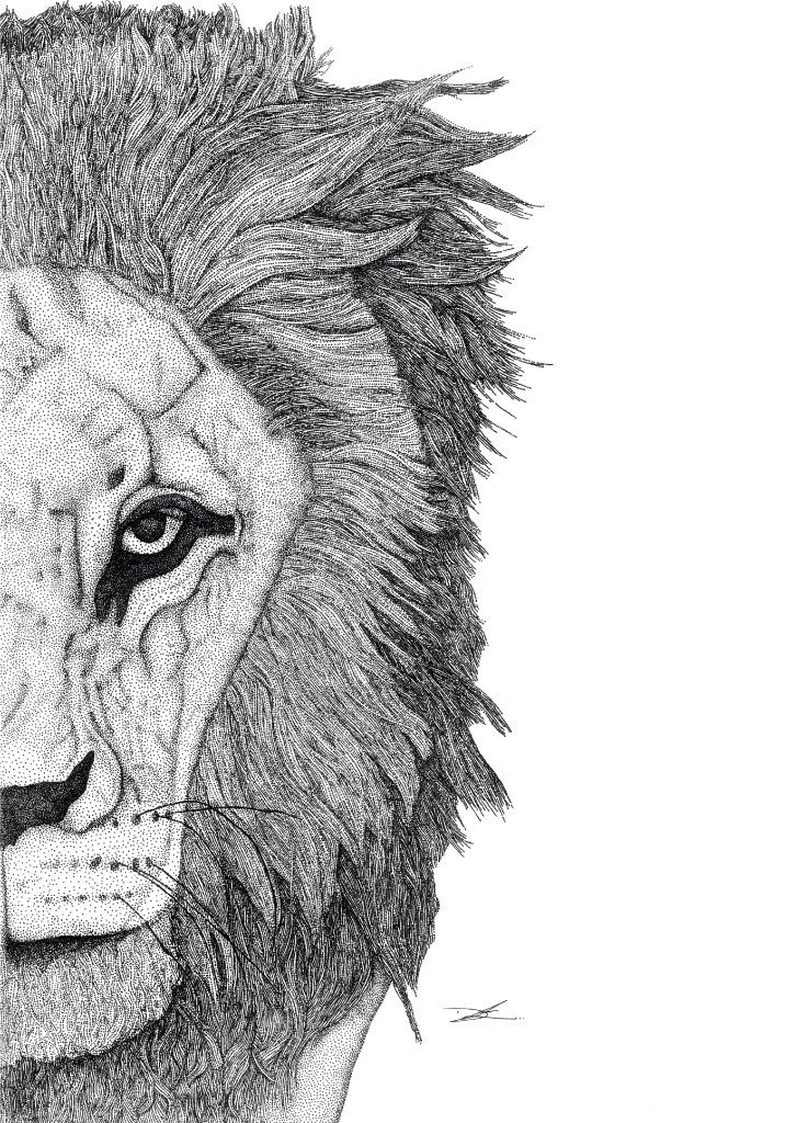 727x1024 original leo the lion - Leo Drawings