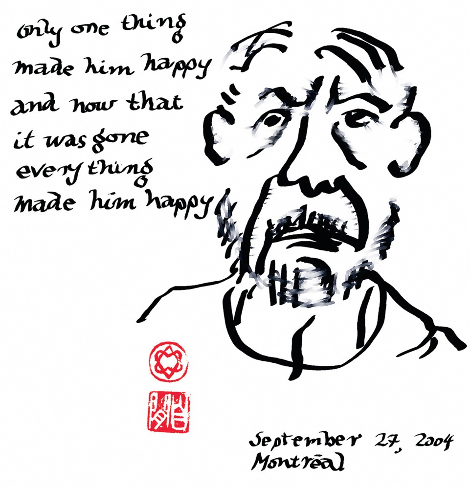 963x1000 Leonard Cohen Border Crossings Magazine - Leonard Cohen Drawings