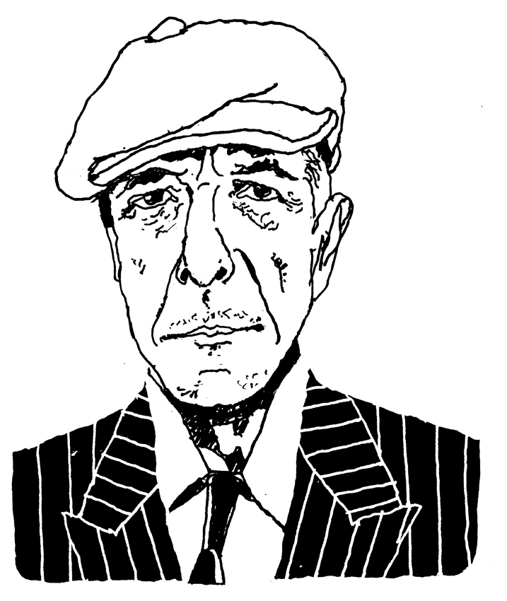 717x850 Leonard Cohen - Leonard Cohen Drawings