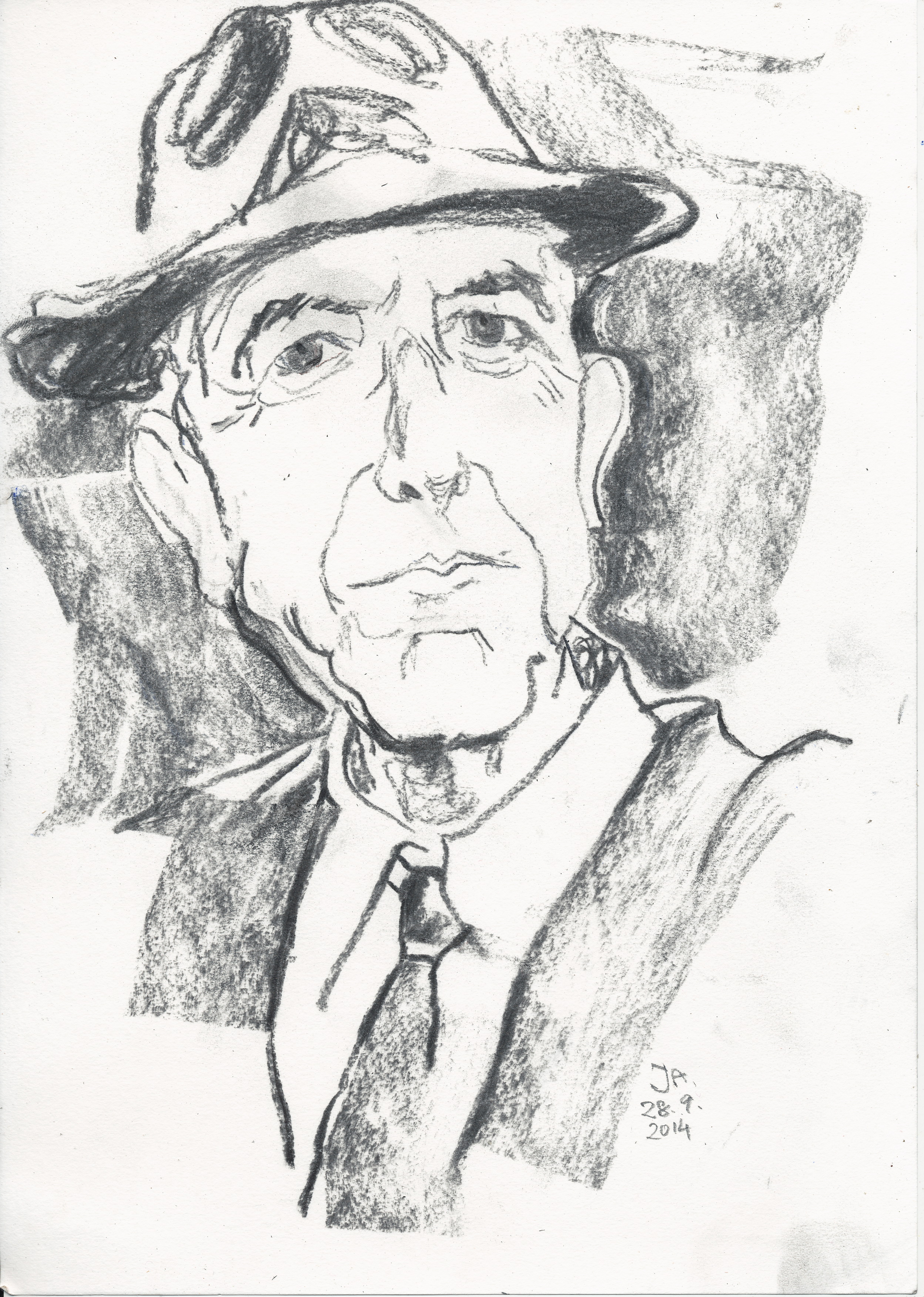 2496x3504 Leonard Cohen Janeadamsart - Leonard Cohen Drawings