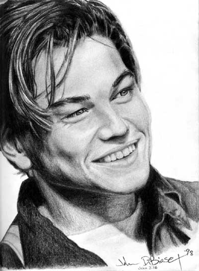 400x544 leonardo dicaprio - Leonardo Dicaprio Drawing