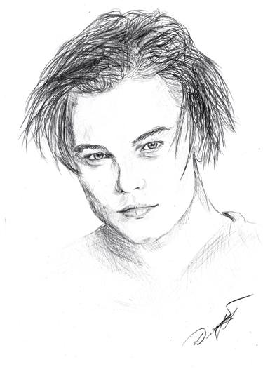 375x526 leonardo dicaprio drawing - Leonardo Dicaprio Drawing