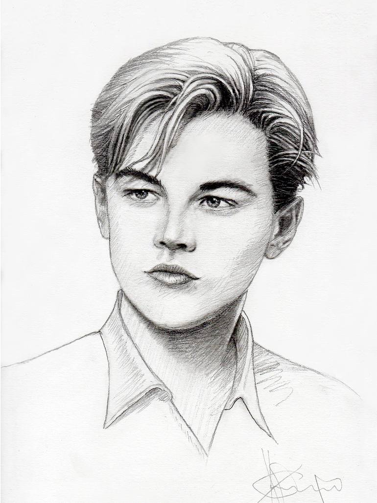 770x1027 leonardo dicaprio drawing - Leonardo Dicaprio Drawing