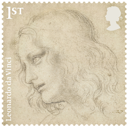 425x424 new stamps to feature leonardo da vinci drawings - Leonardo Drawings