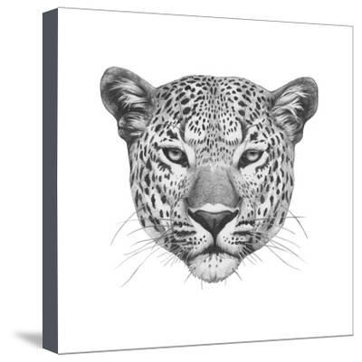 400x401 Original Drawing Of Leopard Isolated On White Background Art - Leopard Black And White Drawing