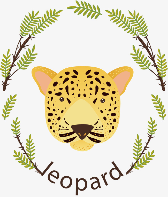 650x763 cartoon leopard vector, cartoon vector, cartoon animal, cartoon - Leopard Cartoon Drawing