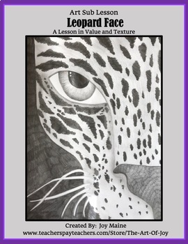 270x350 Art Sub Lesson Leopard Face Drawing - Leopard Face Drawing