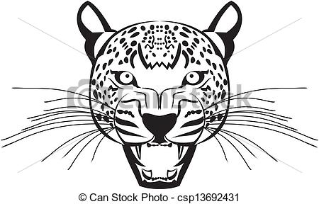 450x288 Leopard Face Vactor Graphics - Leopard Face Drawing