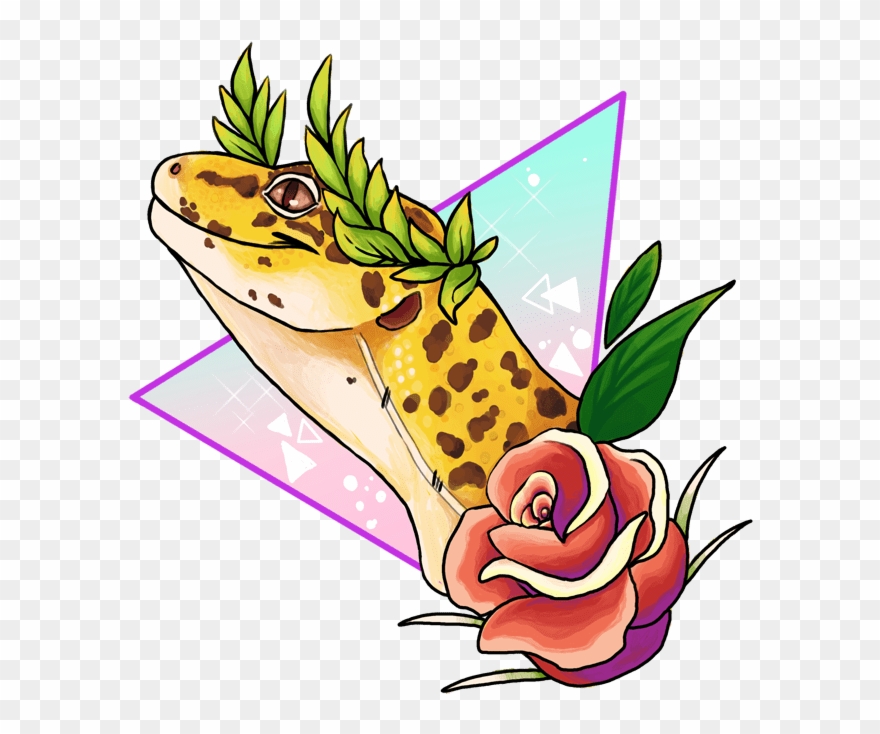 880x734 Common Leopard Gecko Lizard Clip Art Leopard Png Download - Leopard Gecko Drawing