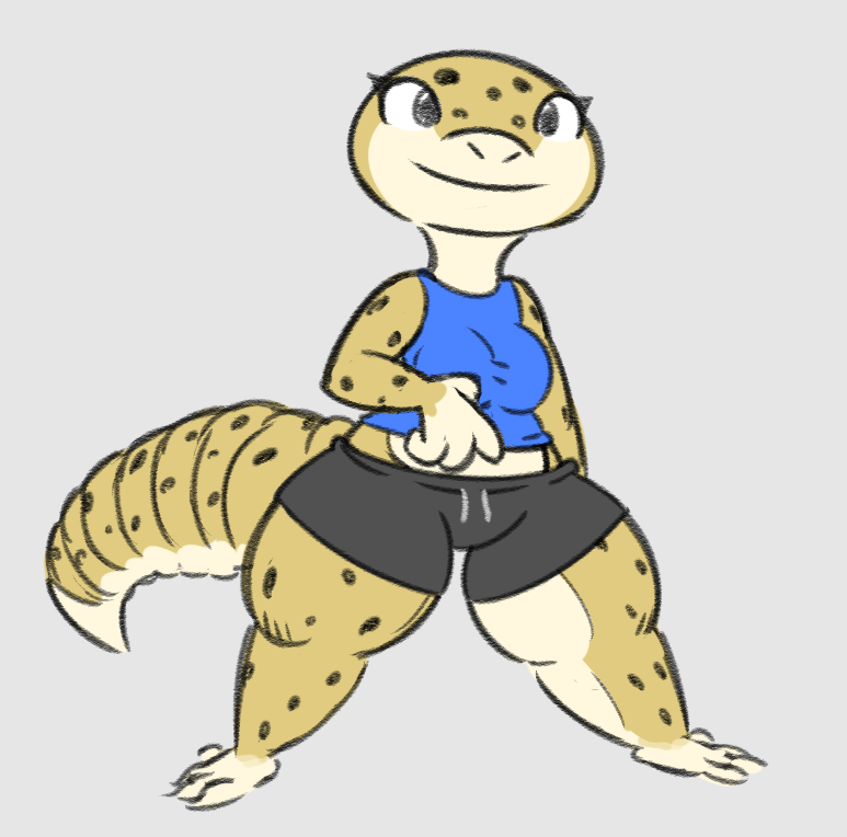 773x764 Dinggoob's Art Stuff Just Felt Like Drawing A Leopard Gecko Today - Leopard Gecko Drawing