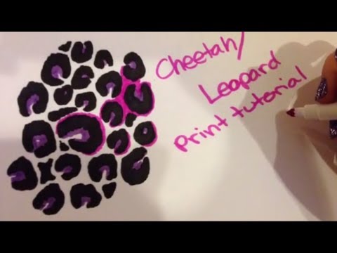 480x360 Drawing Leopard Print Tutorial - Leopard Print Drawing