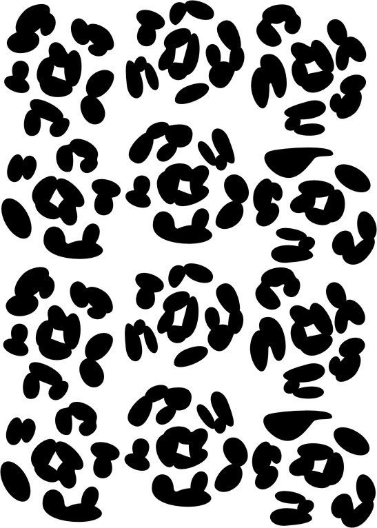 547x766 Leopard Print Drawing At Com Free For Personal Us On Coloring How - Leopard Print Drawing