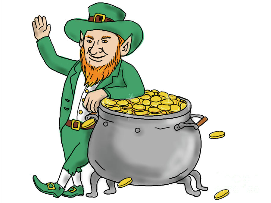 900x674 leprechaun standing - Leprechaun Drawing