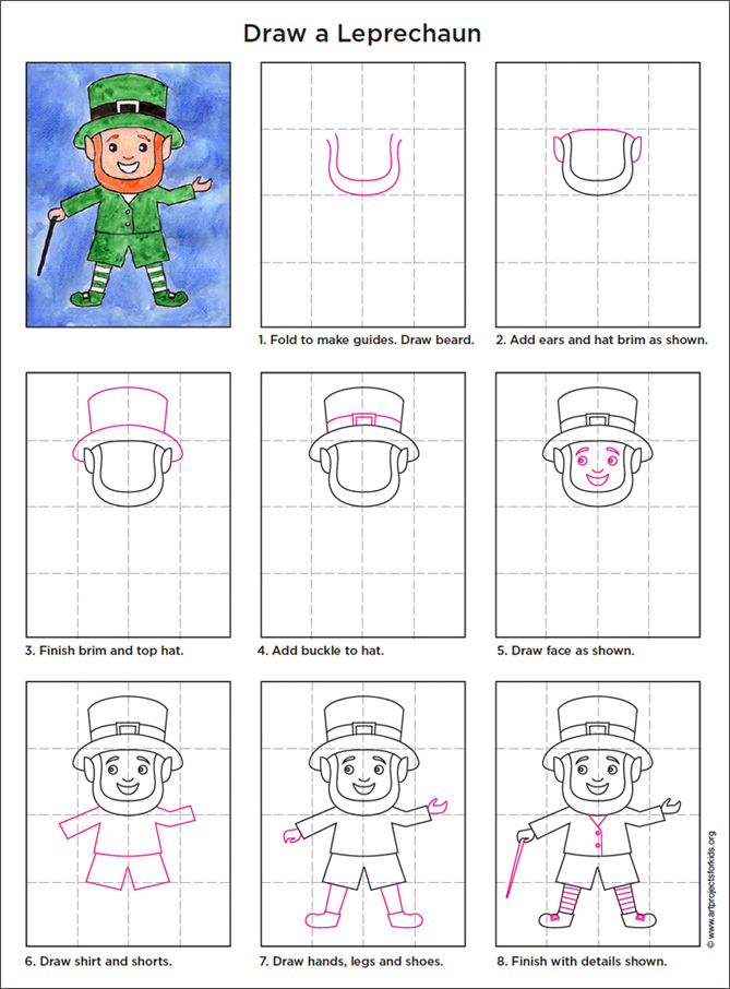 Leprechaun Drawing at Explore collection of