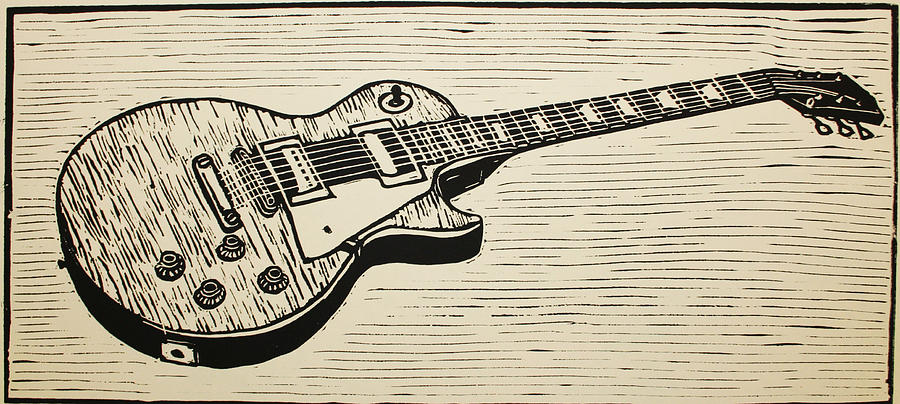 900x404 Les Paul Drawing - Les Paul Drawing