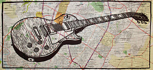 300x137 Les Paul Guitar Drawings Pixels - Les Paul Guitar Drawing