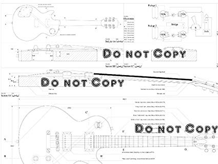 Les Paul Guitar Drawing at PaintingValley.com | Explore collection of ...