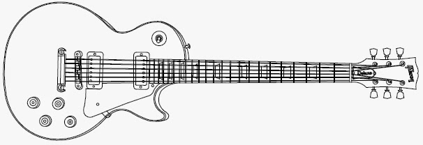 Les Paul Guitar Drawing At Explore Collection Of