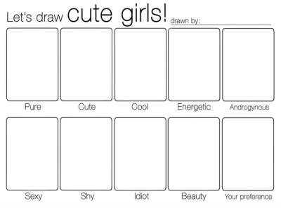 400x296 Lets Draw Cute Girls Tumblr - Lets Drawing