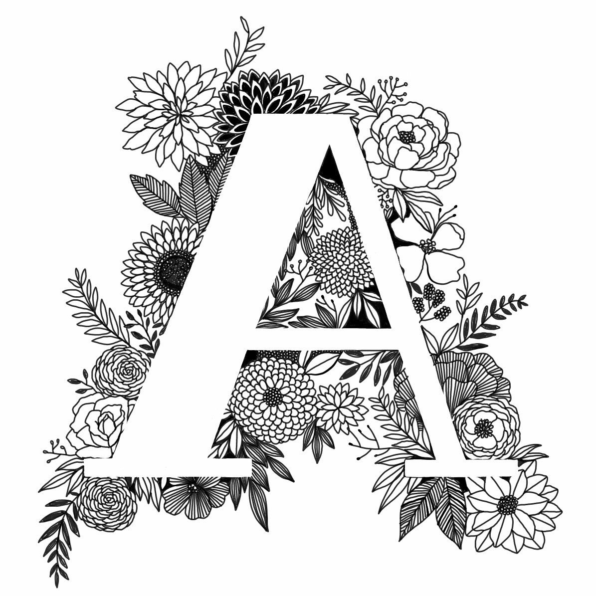 Letter A Drawing at Explore collection of Letter A