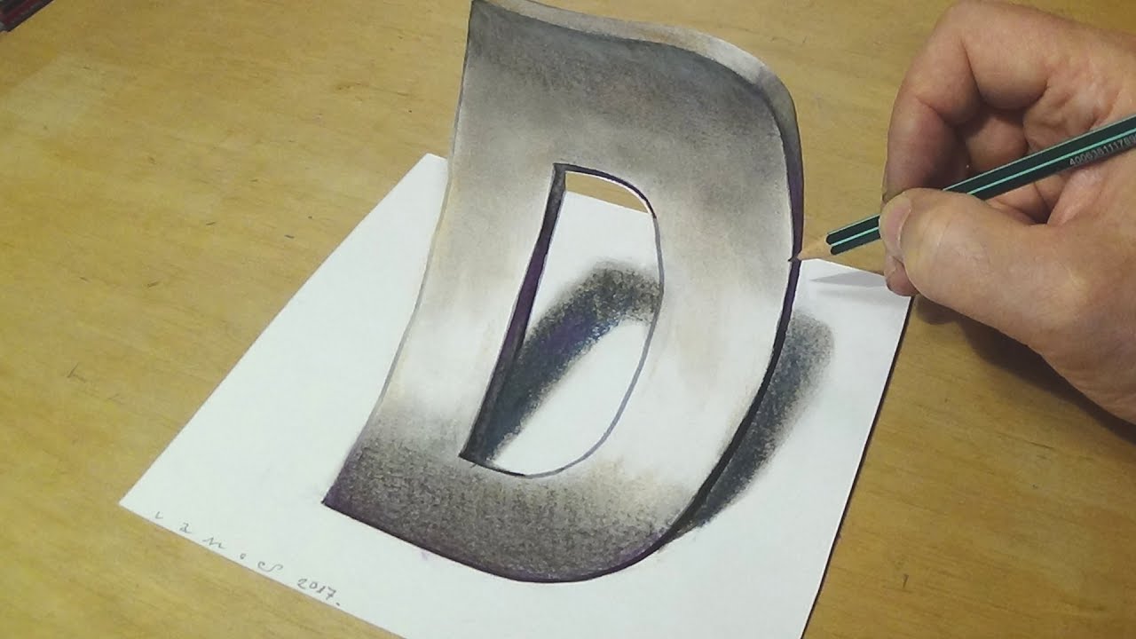 1280x720 How To Draw Letter - Letter Art Drawing
