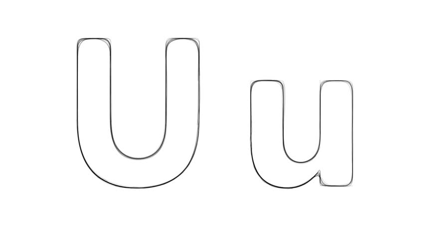 852x480 Art Hand Drawing Sketch Letter Stock Footage Video - Letter Art Drawing