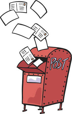 284x450 Stock Illustration - Letter Box Drawing