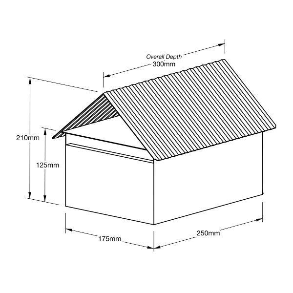 600x600 Budget Charcoal Letterbox Milkcan - Letter Box Drawing