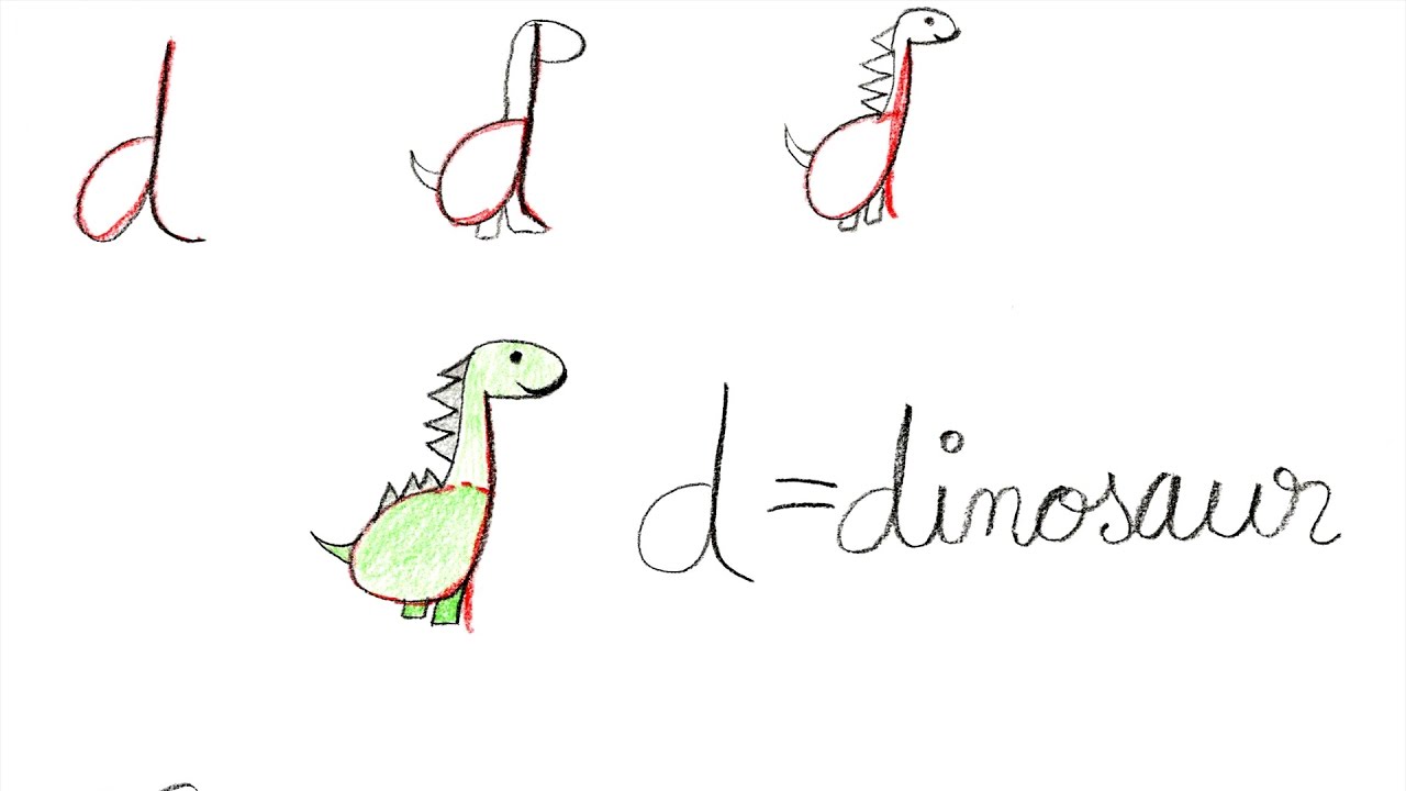 1280x720 Kids Learning The Letter D - Letter D Drawing
