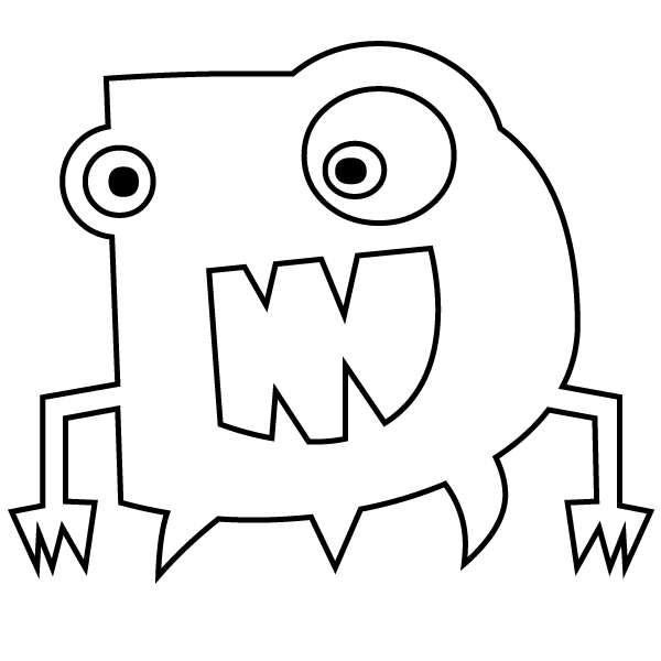 600x600 Letter D Coloring Page - Letter D Drawing