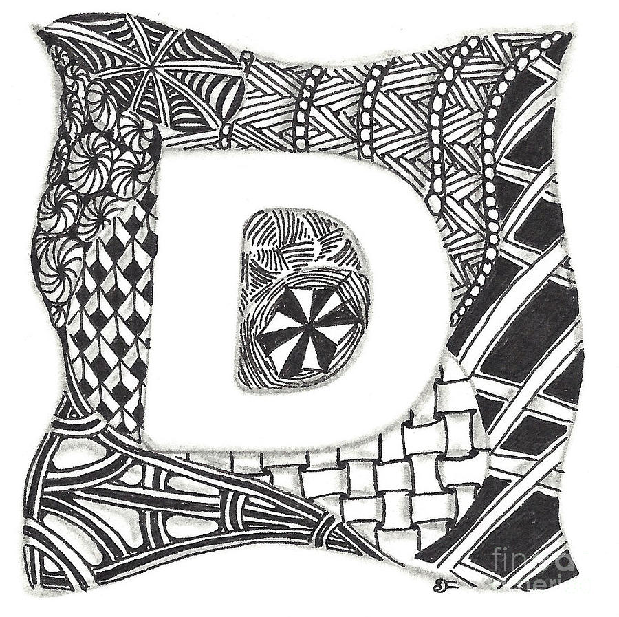900x897 Letter D Drawing - Letter D Drawing