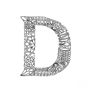 Letter D Drawing at PaintingValley.com | Explore collection of Letter D ...