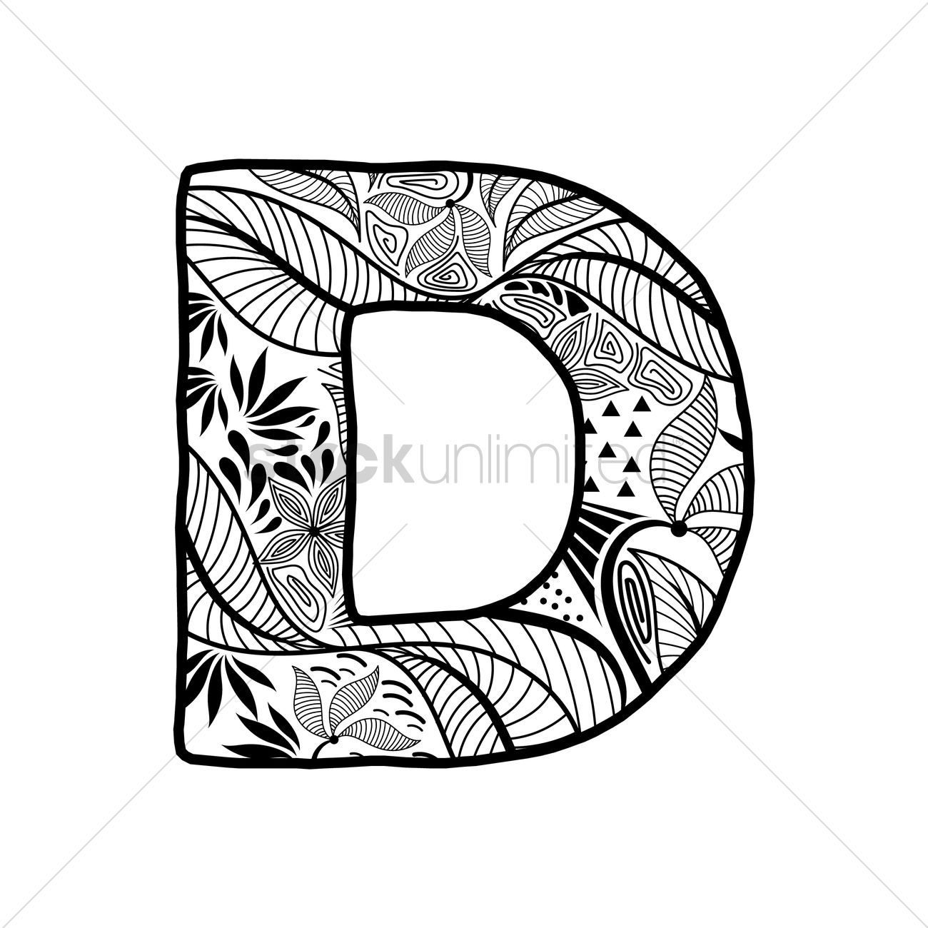 Letter D Drawing at PaintingValley.com | Explore collection of Letter D ...