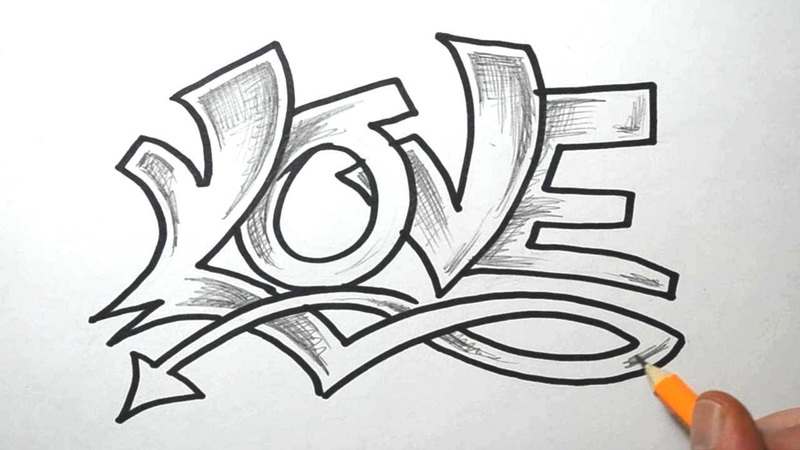 800x450 How To Draw Graffiti Bubble Letters - Letter Drawing